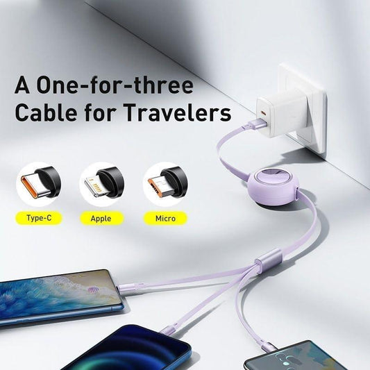 3 in 1 Charging Data Cable - Pexsho
