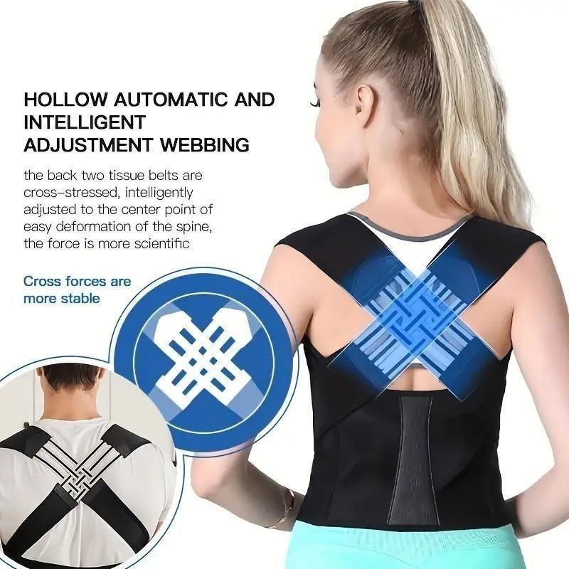 Adjustable Back Posture Corrector/ Slouching Relieve Pain Belt Women Men - Pexsho