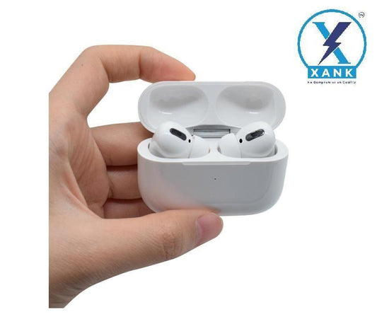 XANK Air - pods Pro with Wireless Charging Case with Sensor Enabled Bluetooth Headset (White, True Wireless) - Pexsho