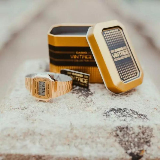 Casio Vintage Digital Gold Unisex Watch - Pexsho
