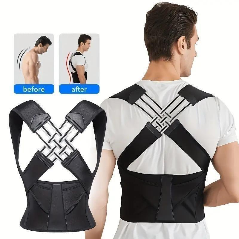 Adjustable Back Posture Corrector/ Slouching Relieve Pain Belt Women Men - Pexsho
