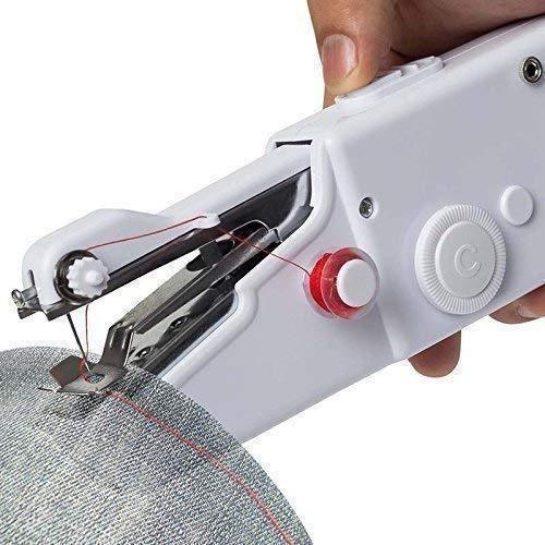 Stitch Handheld Cordless Portable White Sewing Machine - Pexsho