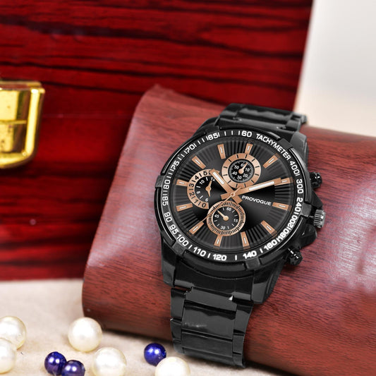 Stainless Steel Analog Watch For Men - Pexsho